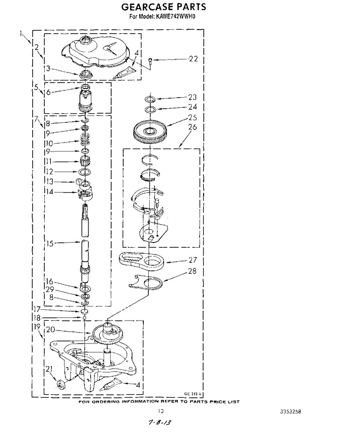 Diagram for KAWE742WWH0