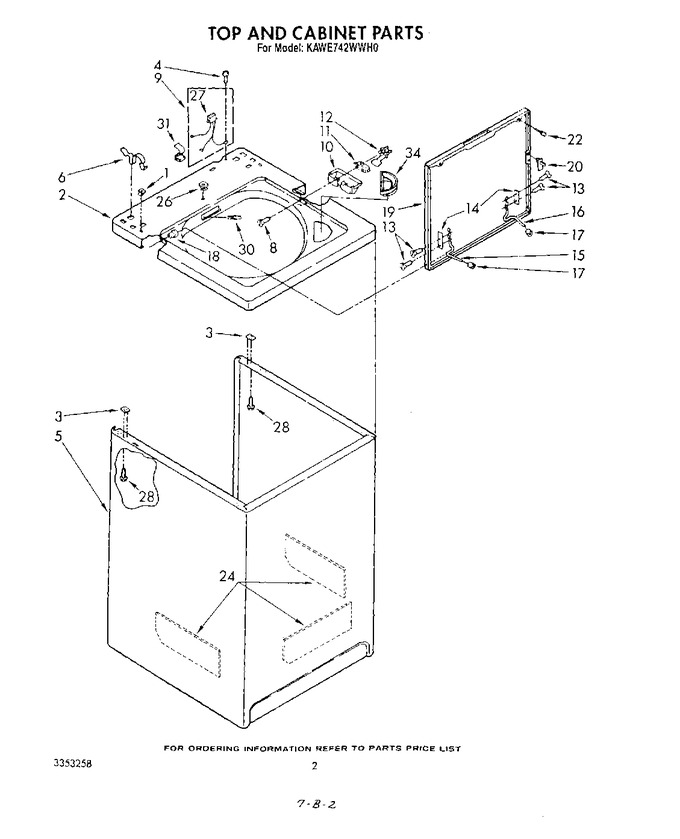 Diagram for KAWE742WAL0