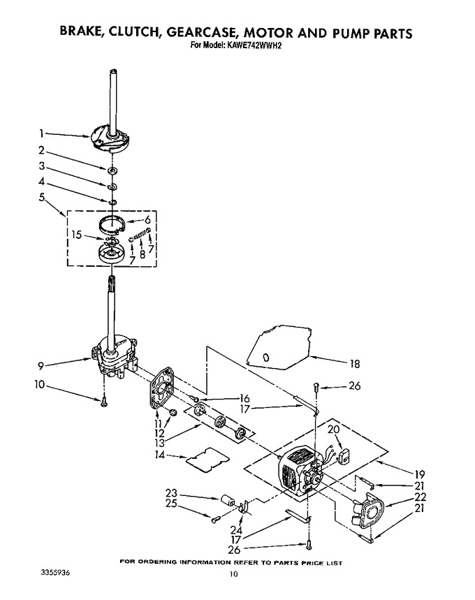 Diagram for KAWE742WAL2