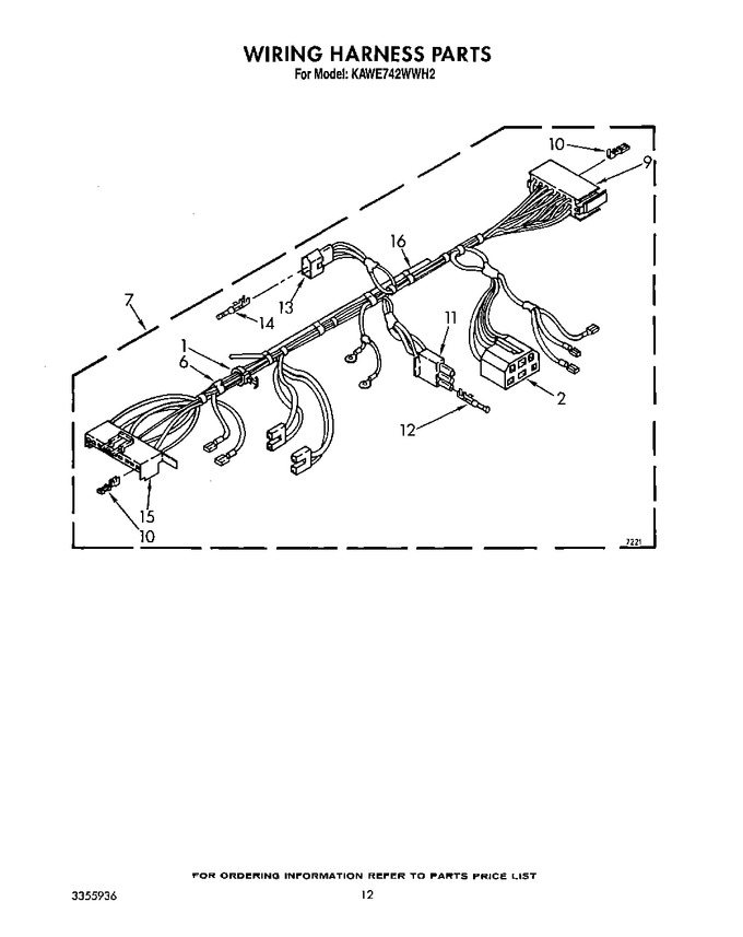 Diagram for KAWE742WAL2