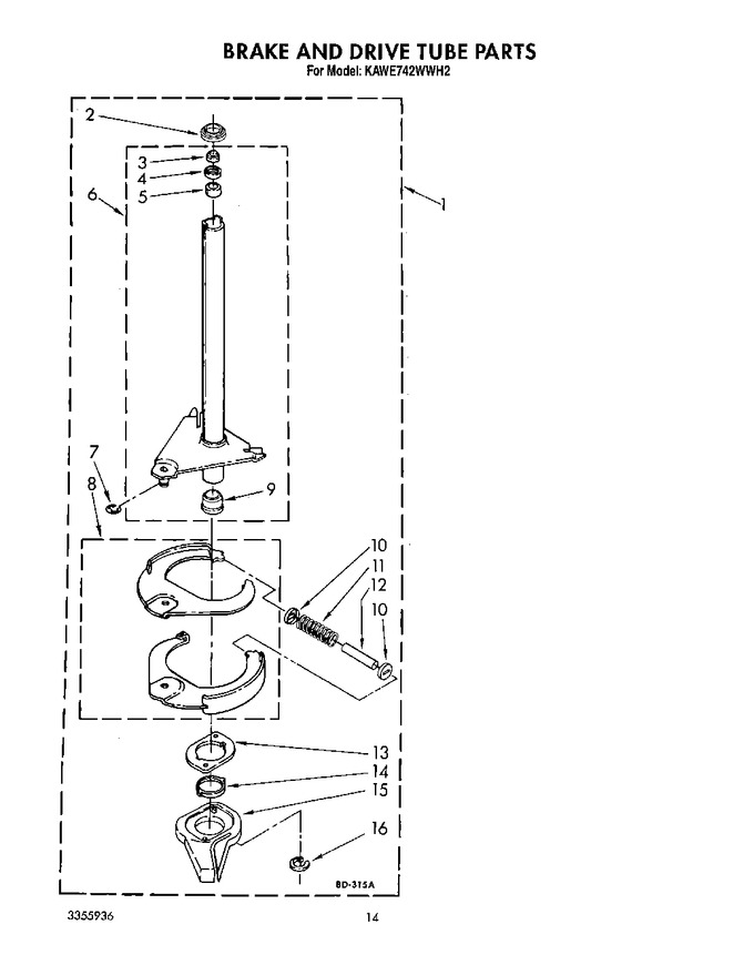 Diagram for KAWE742WWH2