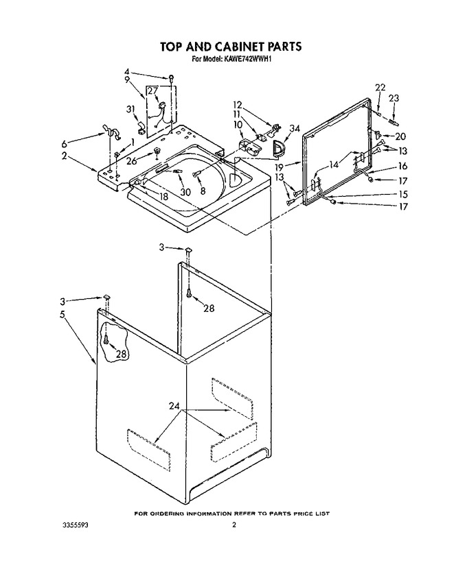 Diagram for KAWE742WWH1