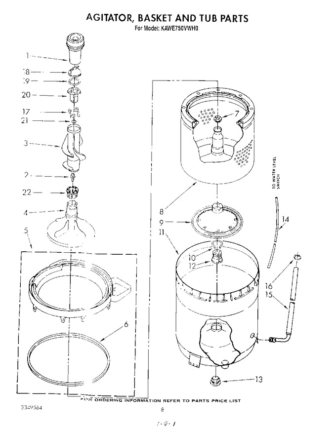 Diagram for KAWE750VAL0
