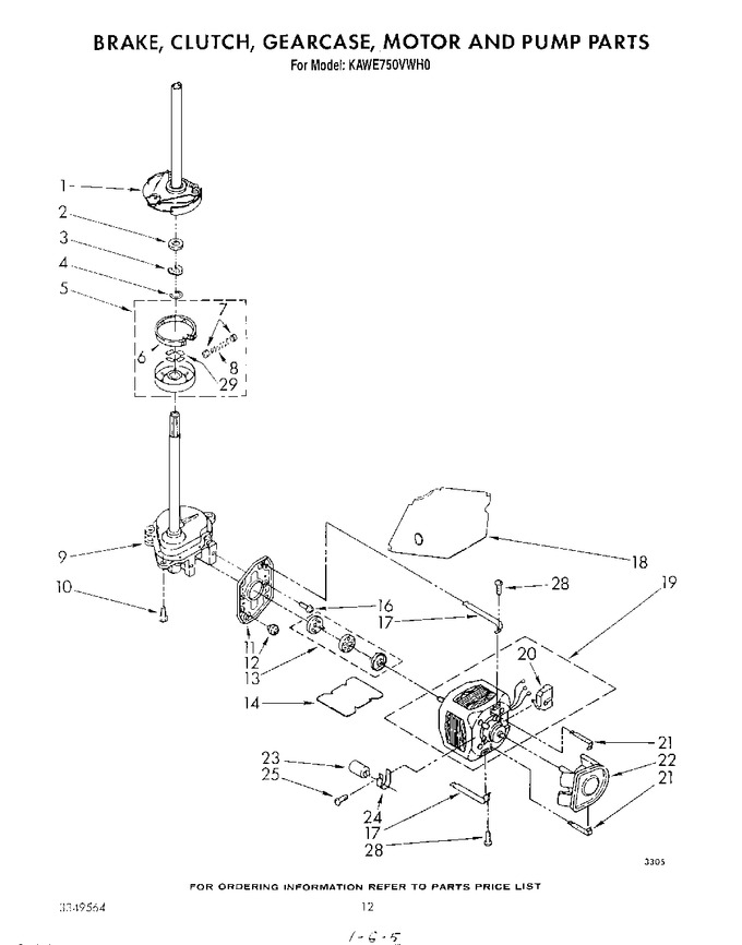 Diagram for KAWE750VAL0