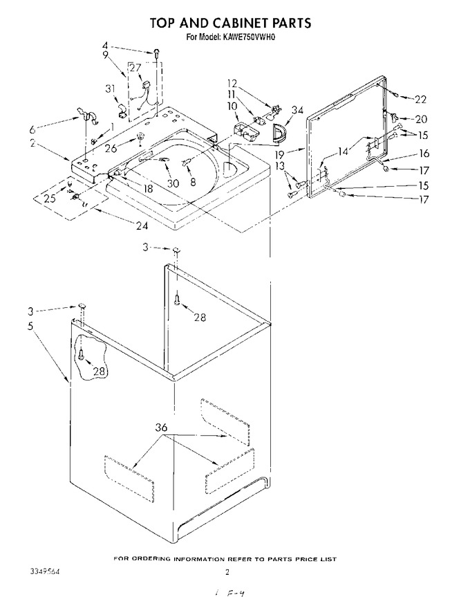 Diagram for KAWE750VAL0