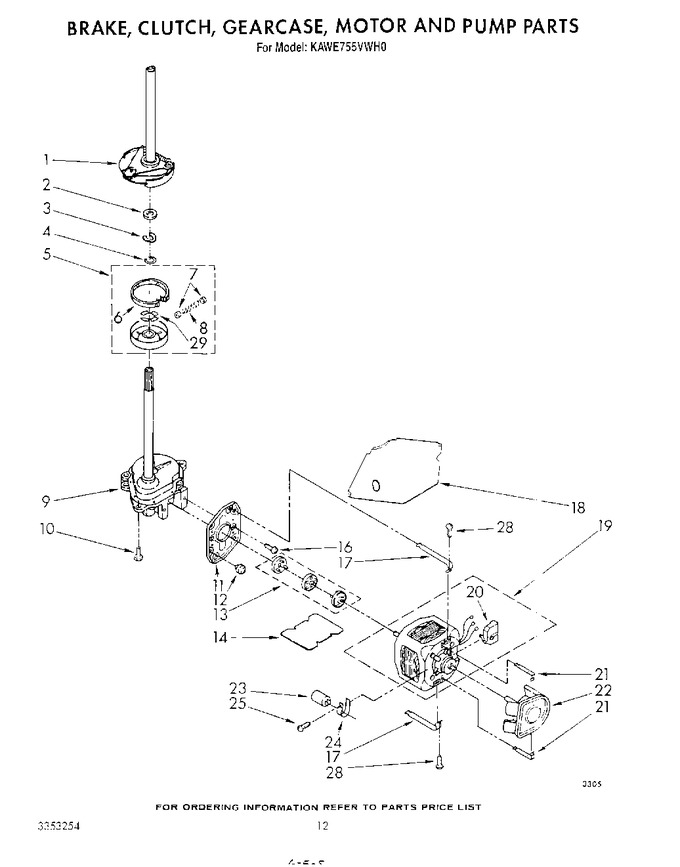 Diagram for KAWE755VWH0