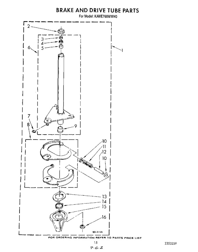 Diagram for KAWE760WWH0