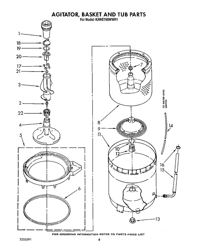 Diagram for KAWE760WAL1