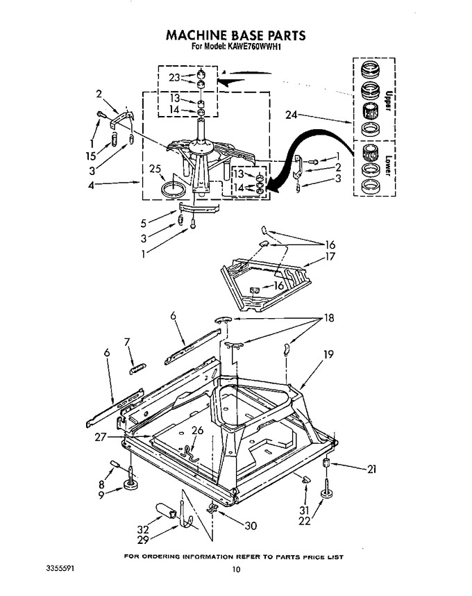 Diagram for KAWE760WWH1