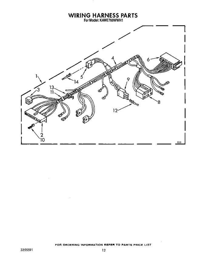 Diagram for KAWE760WWH1