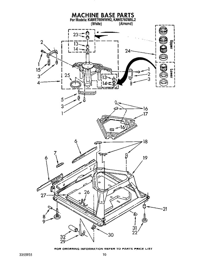Diagram for KAWE760WAL2