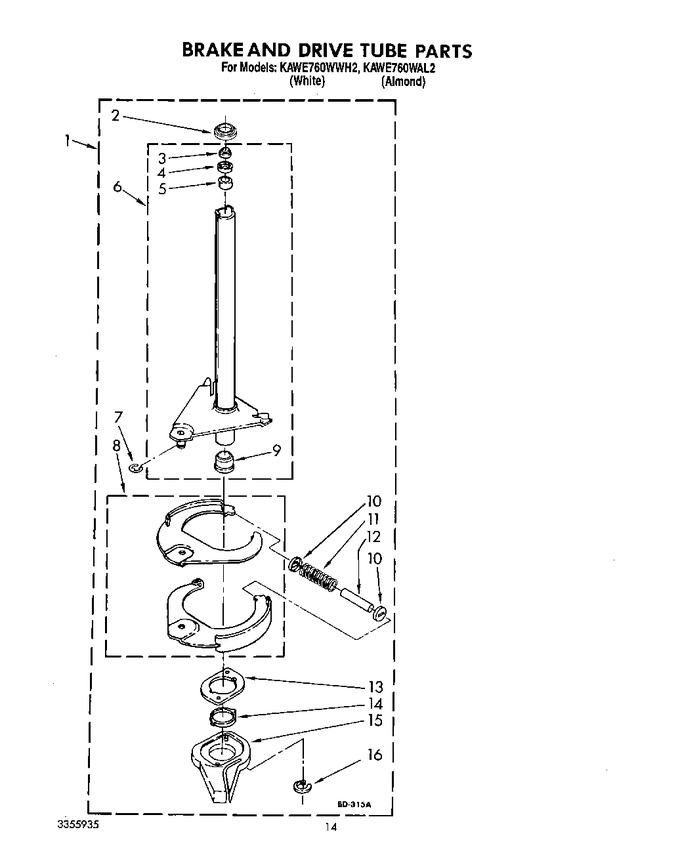 Diagram for KAWE760WAL2