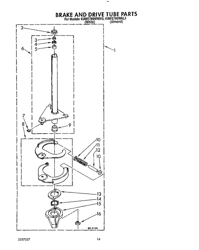 Diagram for KAWE760WAL3