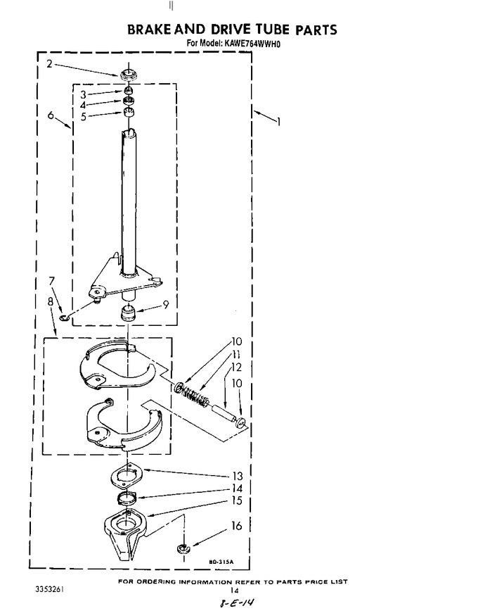 Diagram for KAWE764WWH0