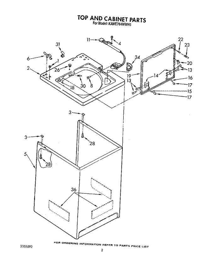 Diagram for KAWE764WAL1