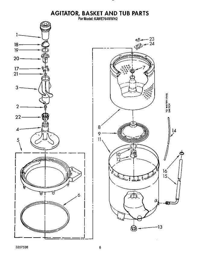 Diagram for KAWE764WAL2