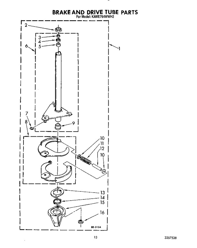 Diagram for KAWE764WAL2