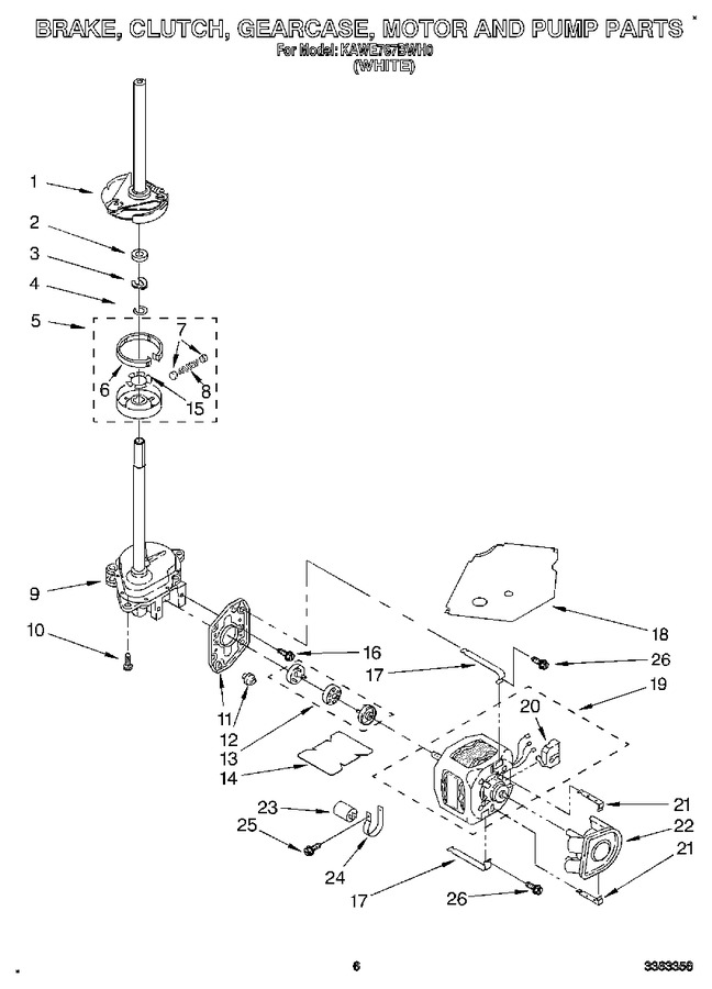Diagram for KAWE767BWH0