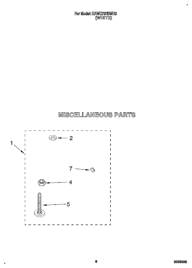 Diagram for KAWE767BWH0