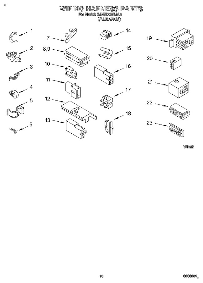 Diagram for KAWE768BWH0