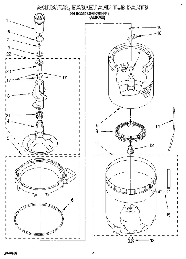 Diagram for KAWE768BAL1