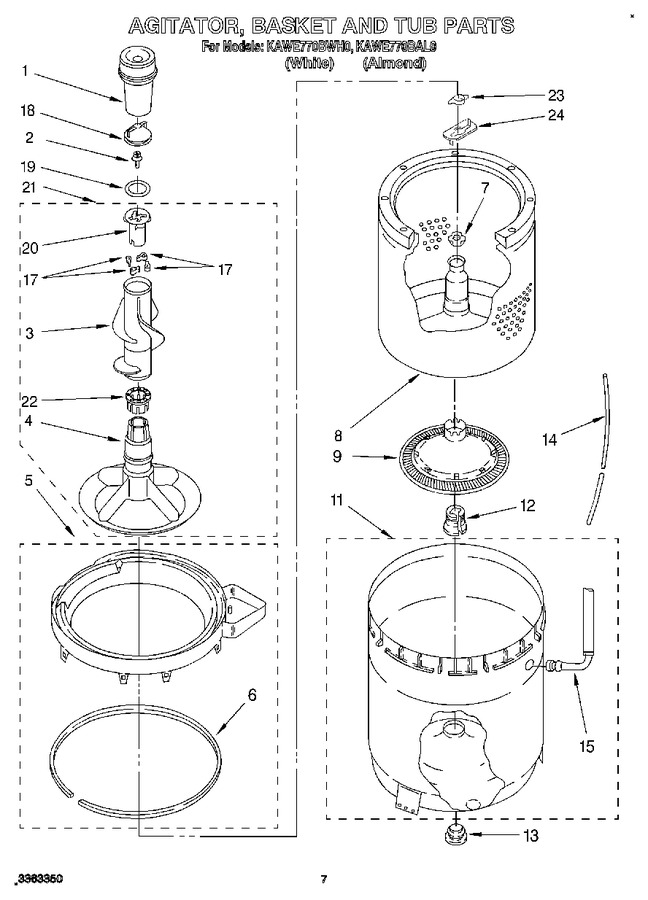 Diagram for KAWE770BAL0
