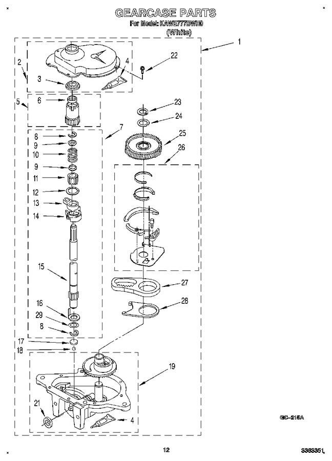 Diagram for KAWE777BWH0