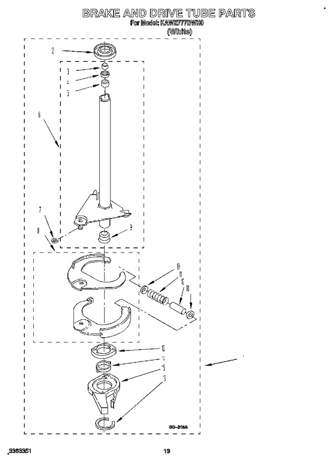 Diagram for KAWE777BWH0