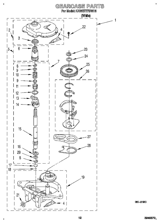 Diagram for KAWE777BWH1