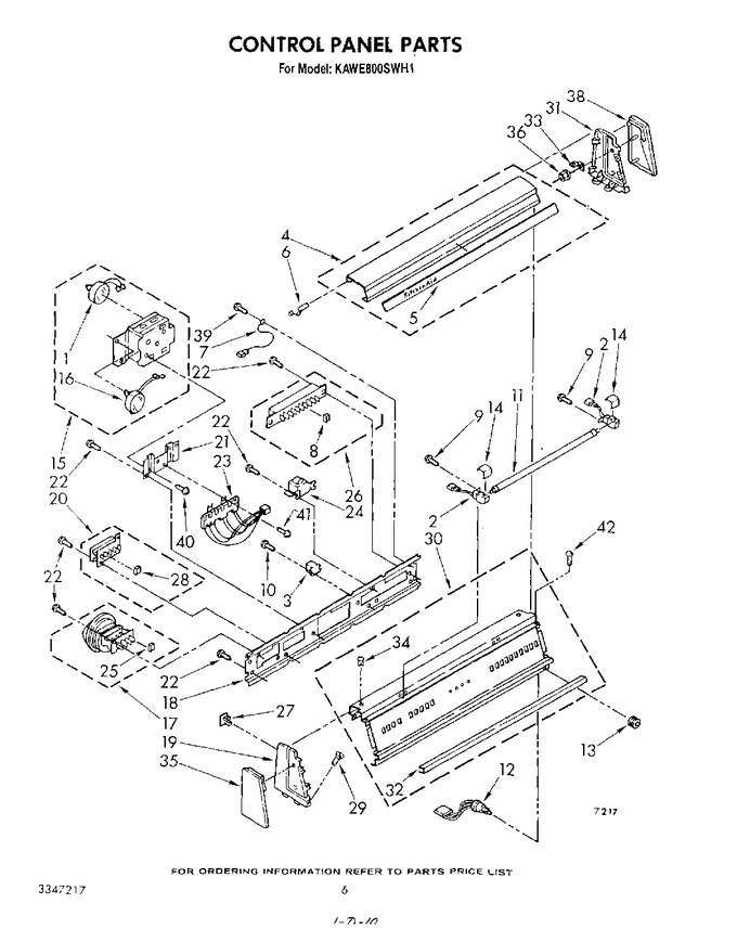 Diagram for KAWE800SWH1