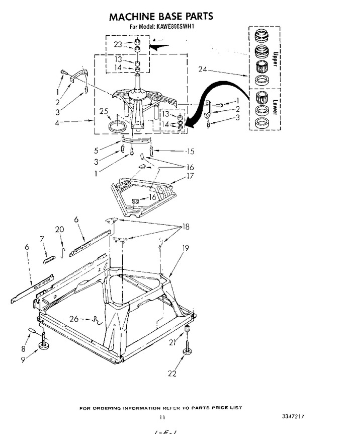 Diagram for KAWE800SWH1