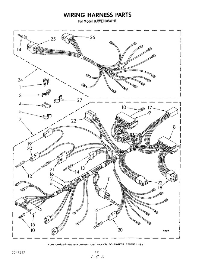 Diagram for KAWE800SWH1