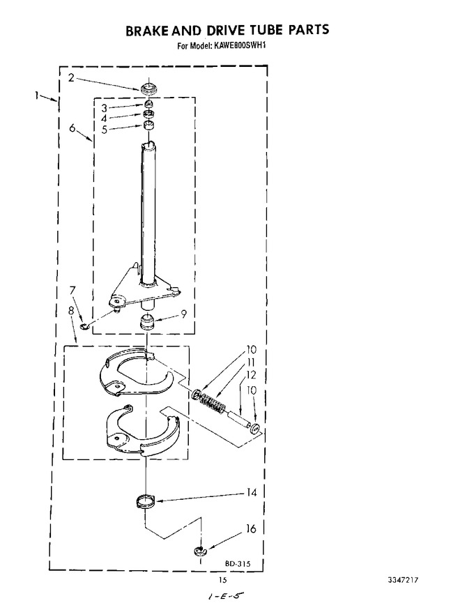 Diagram for KAWE800SWH1
