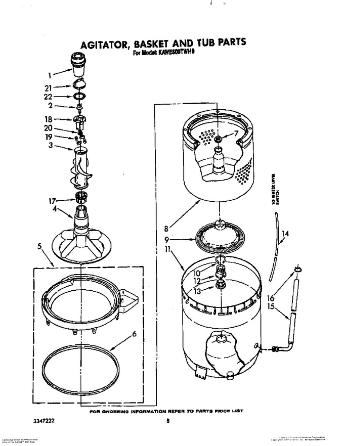 Diagram for KAWE800TWH0