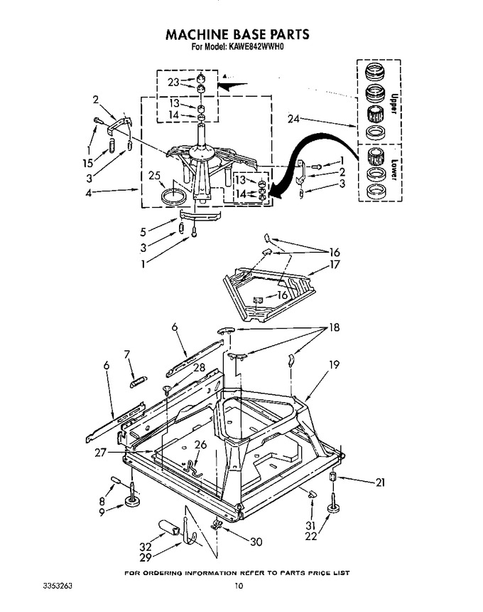 Diagram for KAWE842WAL0