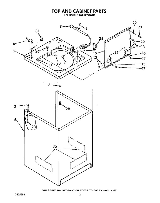 Diagram for KAWE842WAL1