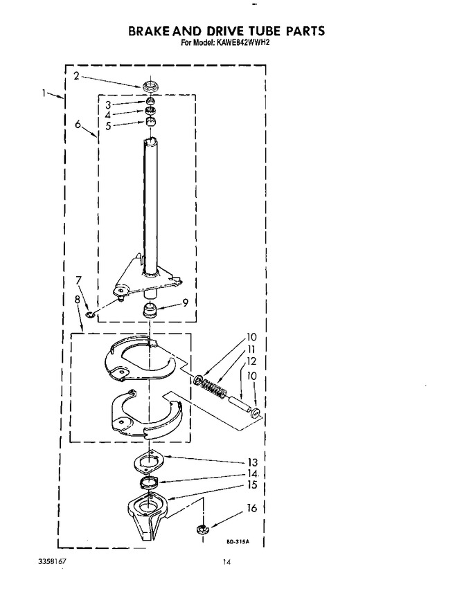Diagram for KAWE842WWH2