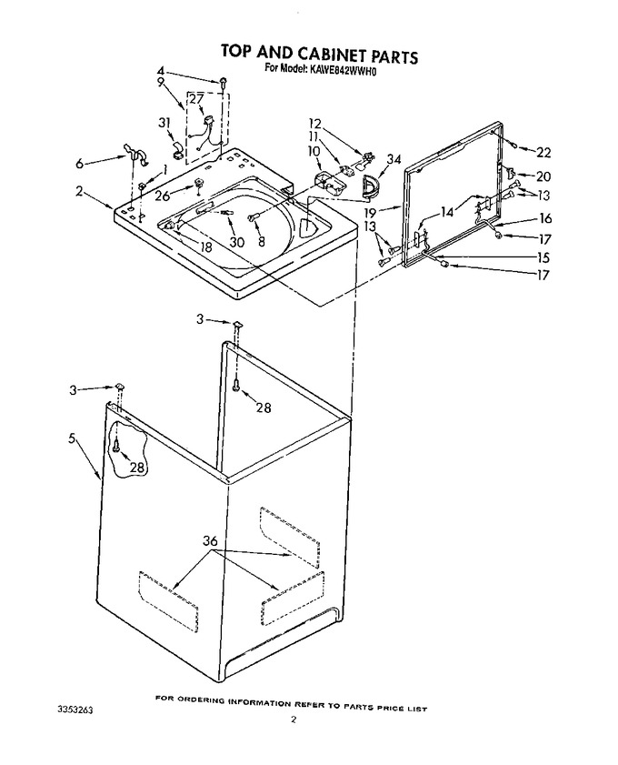 Diagram for KAWE842WWH0