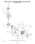 Diagram for 08 - Brake, Clutch, Gearcase, Motor And Pump