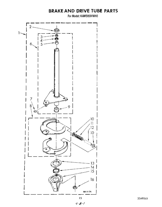 Diagram for KAWE850VWH0