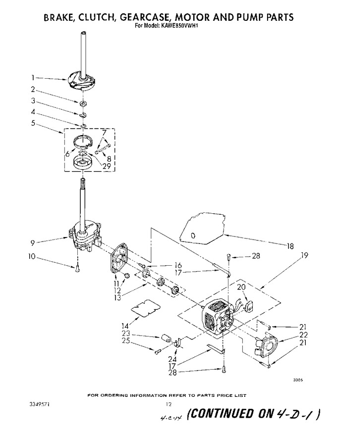 Diagram for KAWE850VWH1