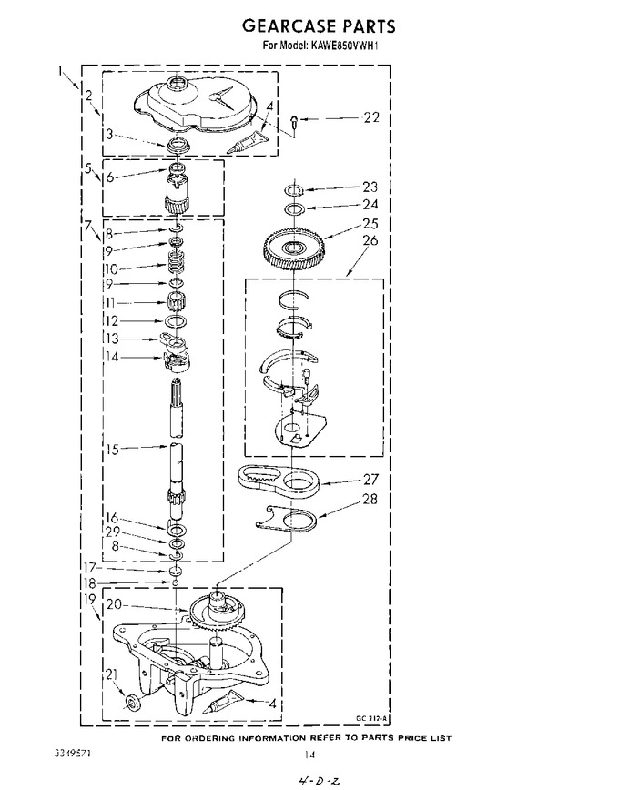 Diagram for KAWE850VAL1
