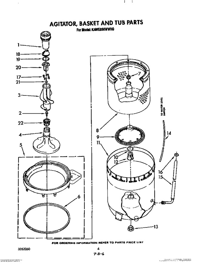 Diagram for KAWE860WAL0