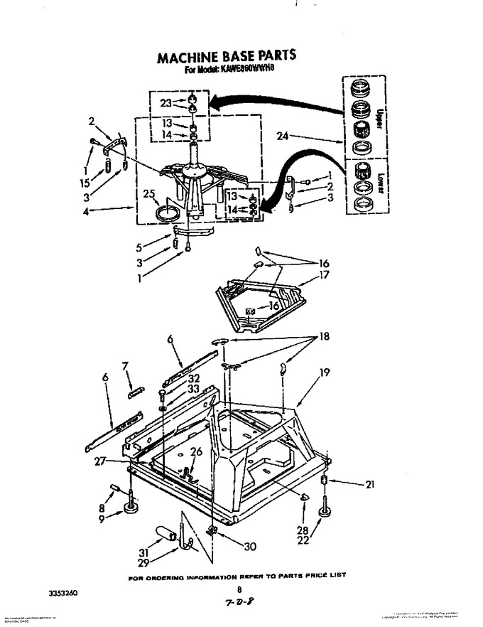 Diagram for KAWE860WWH0