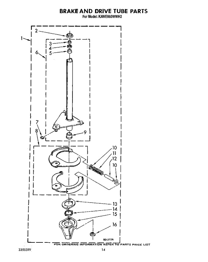 Diagram for KAWE860WWH2