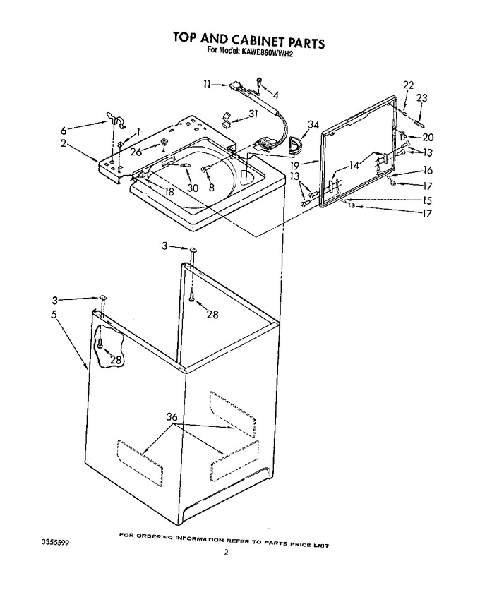 Diagram for KAWE860WAL2