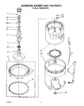 Diagram for 04 - Agitator, Basket And Tub