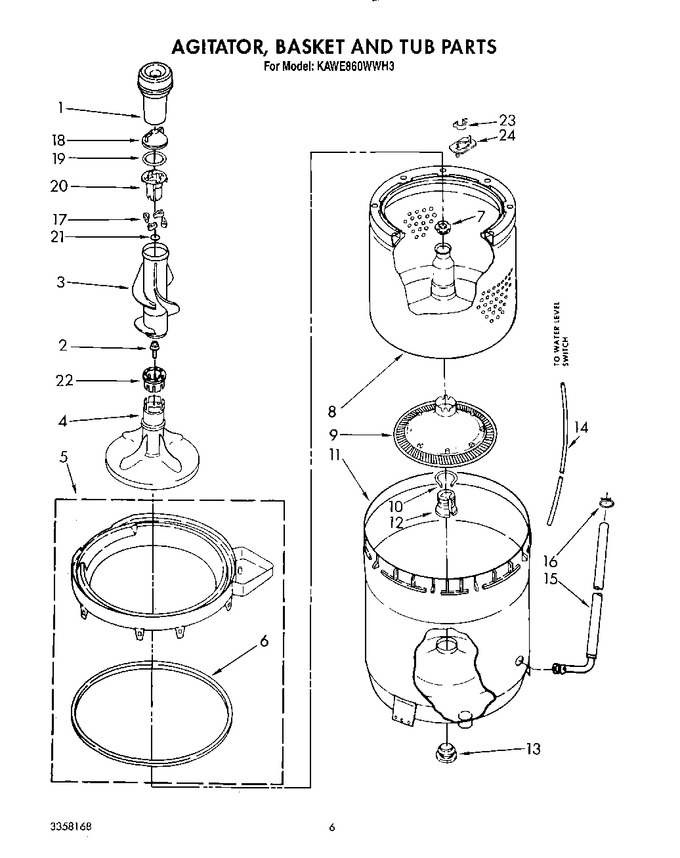 Diagram for KAWE860WWH3