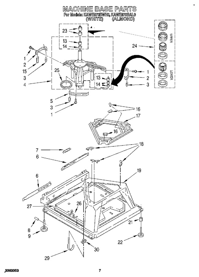 Diagram for KAWE870BWH0