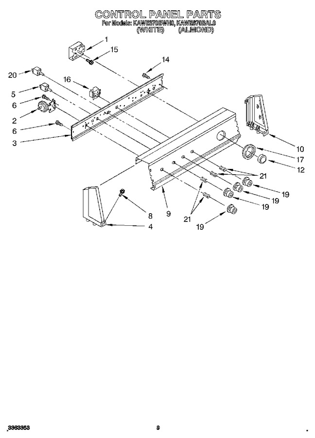 Diagram for KAWE870BWH0